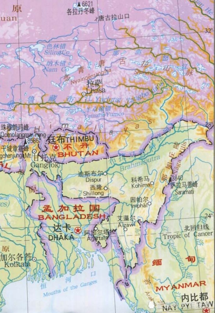 幸亏中印两国之间隔着喜马拉雅山和青藏高原,这是一道自然形成的天堑