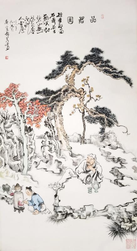 福建画家黄羡:追求"遗貌取神"的境界