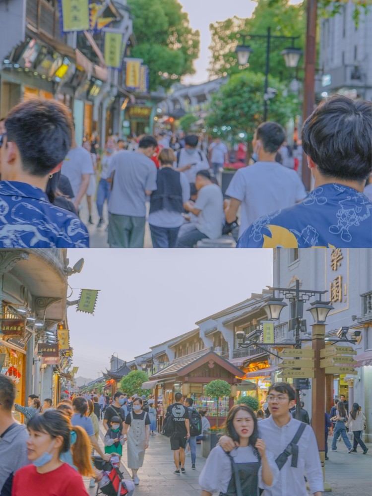 杭州旅行|一条最具人间烟火的老街—河坊街在河坊街