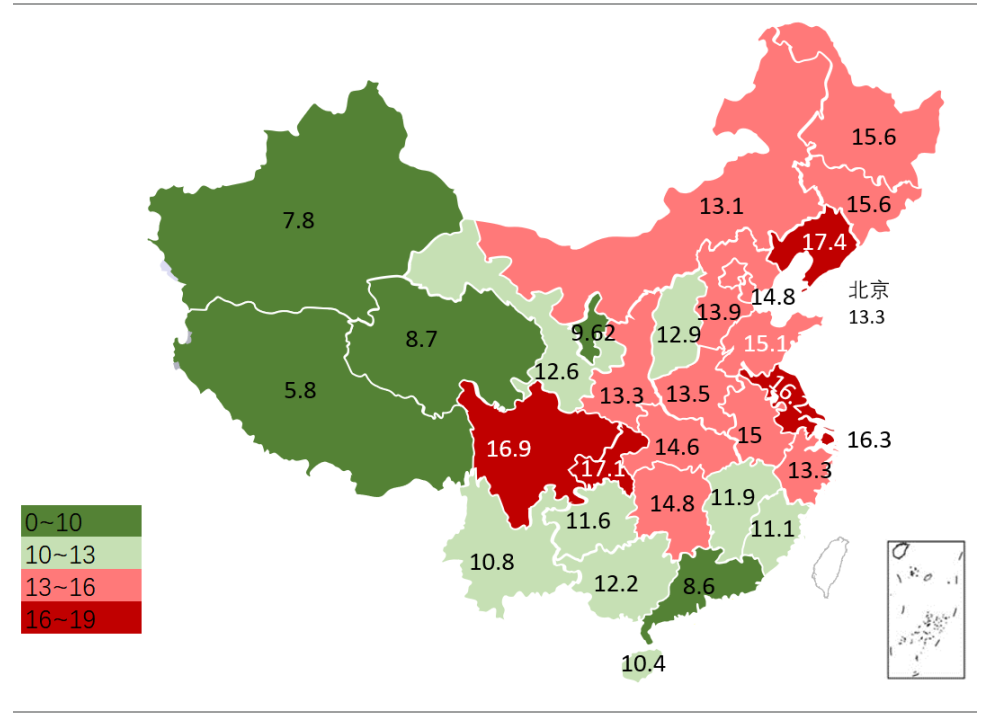 中国各个省的人口_中国各省人口性格分析