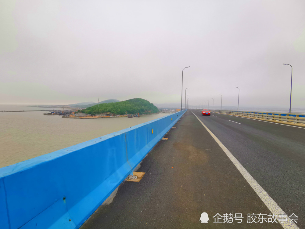 胶东游记:丁字湾跨海大桥之步行体验,在海阳与即墨之间