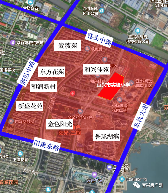 日前无锡公布了2021中小学学区划分 据了解 宜兴2021年城区学校招生