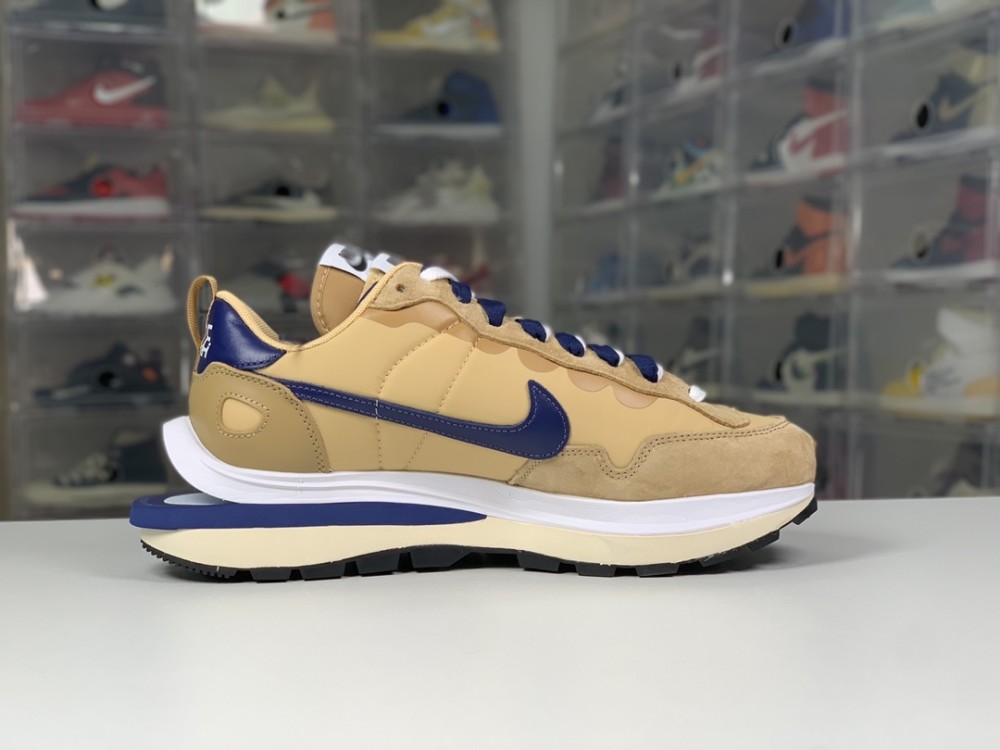 nike vaporwaffle sesame/blue void棕色