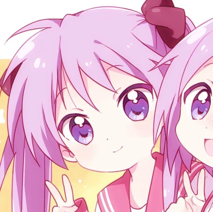 二次元动漫闺蜜头像