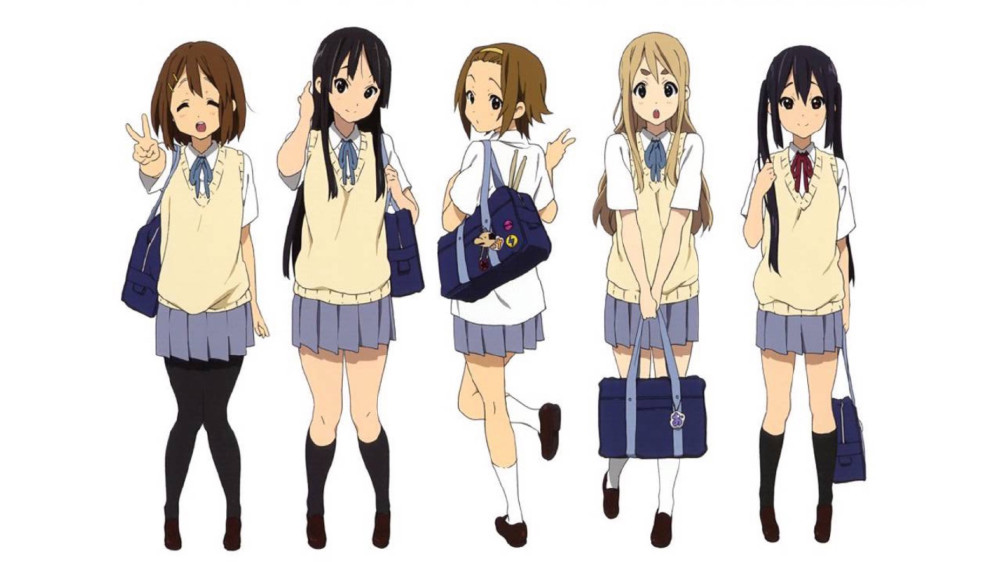轻音少女美图,谁还记得这部动漫