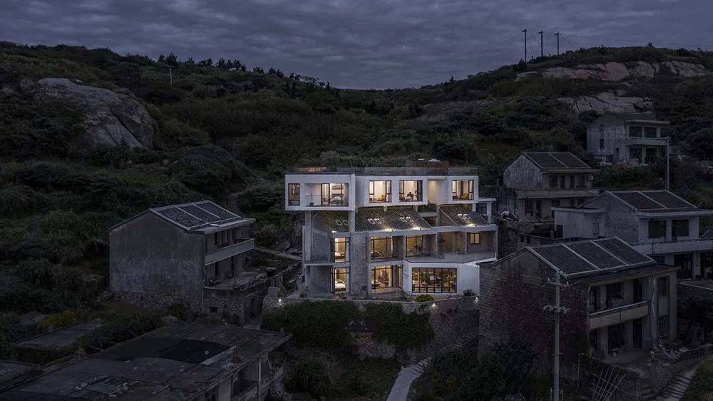 旅游 民宿客栈建筑设计:浙江舟山东极"尘曦"青年旅社