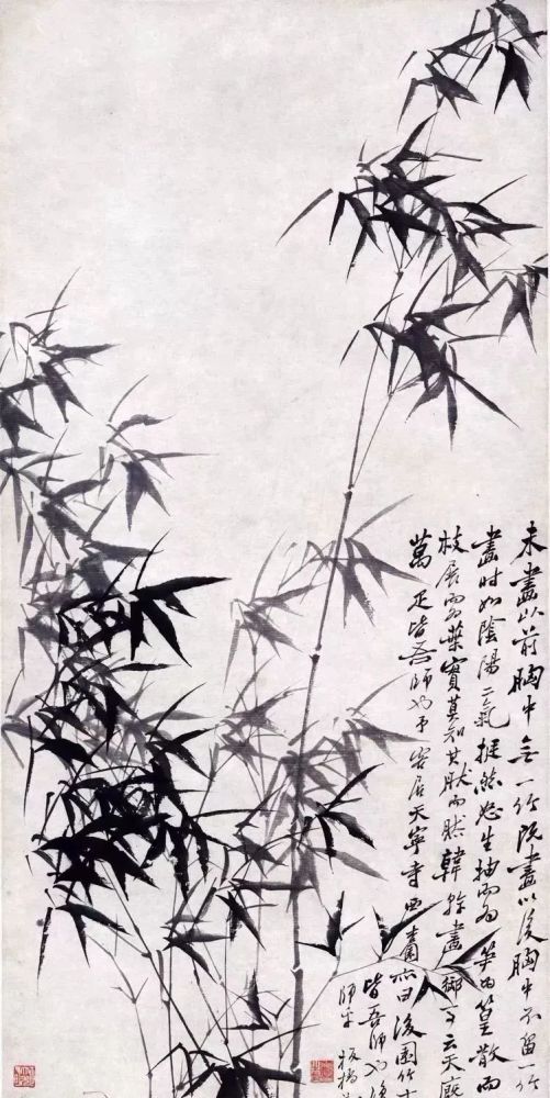 郑板桥部分兰竹墨竹图欣赏