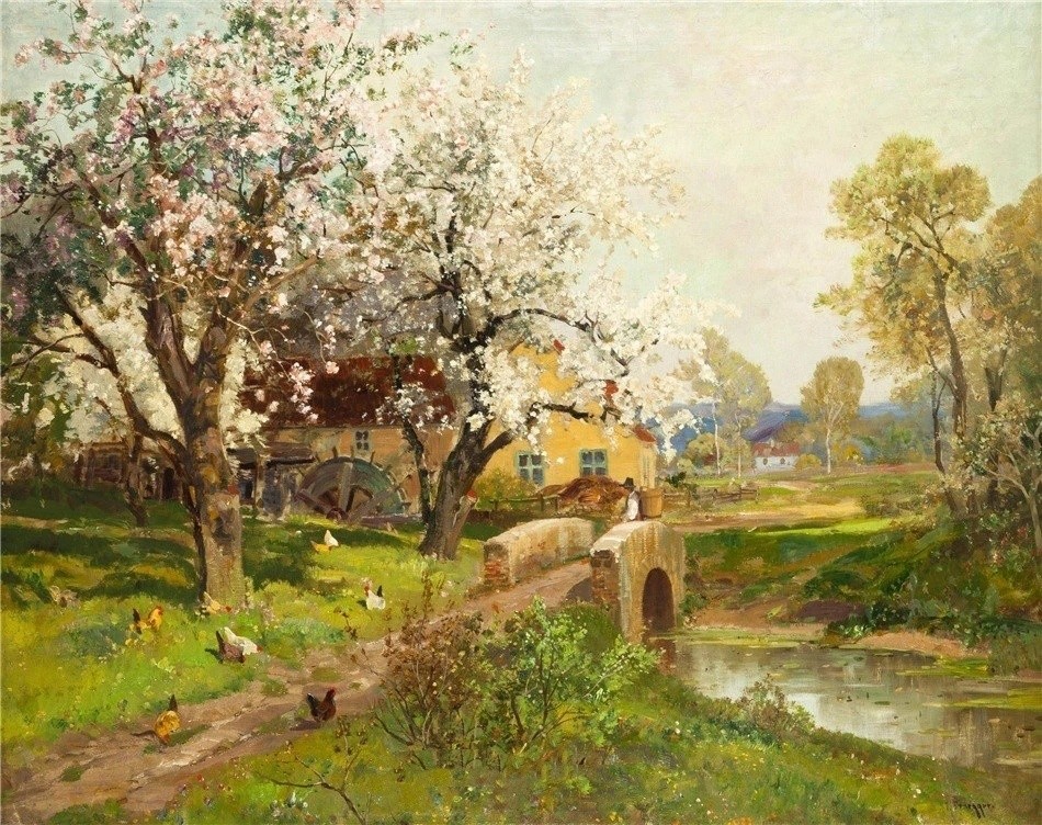 「艺术中国」 田园丨奥地利画家 · alois arnegger
