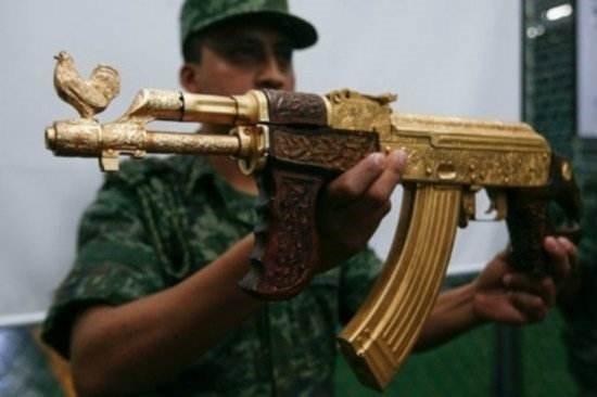 全球昂贵的4把枪:萨达姆的黄金ak价值百万,最贵的1700