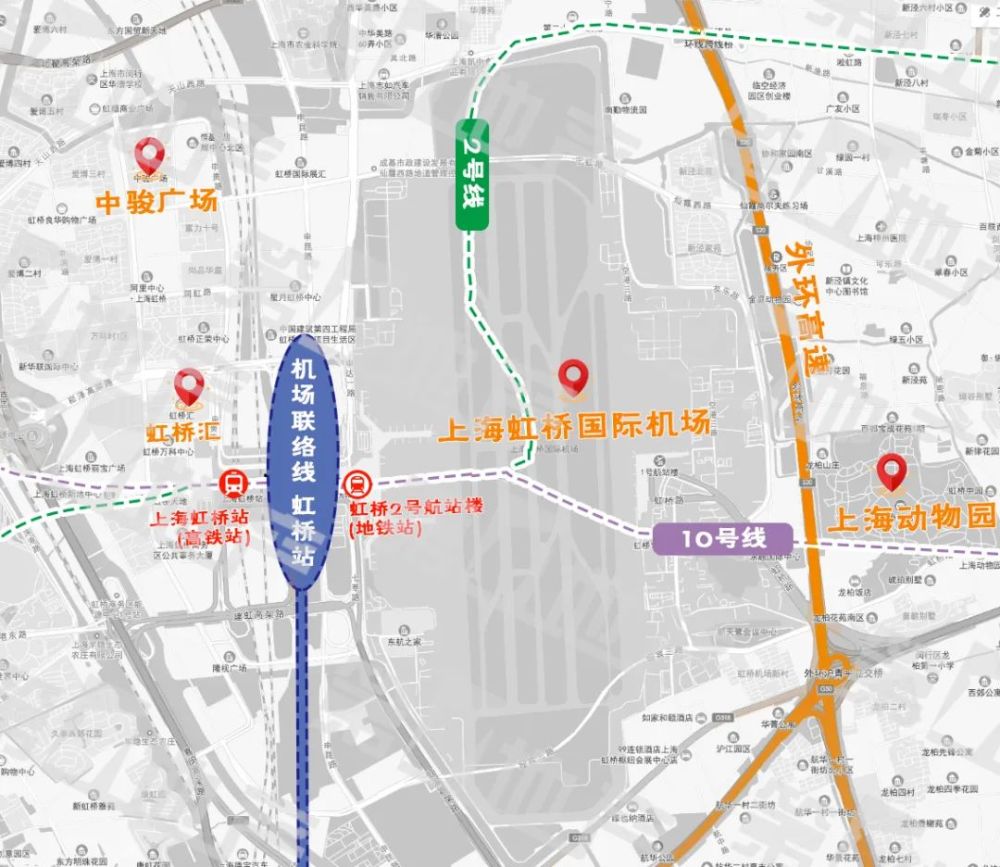 宇宙级换乘枢纽虹桥站1其重要性不言而喻机场联络线连接了上海未来从