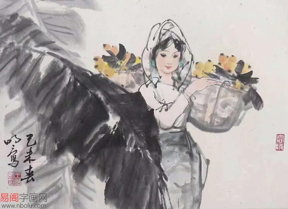 画家王明明,水墨人物画体现自然之美和人格内美