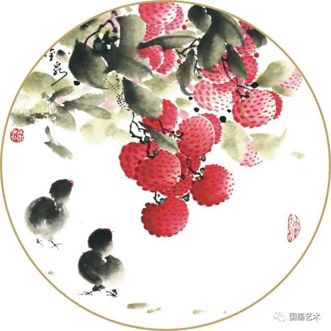 这位名家笔下的荔枝,真诱人!