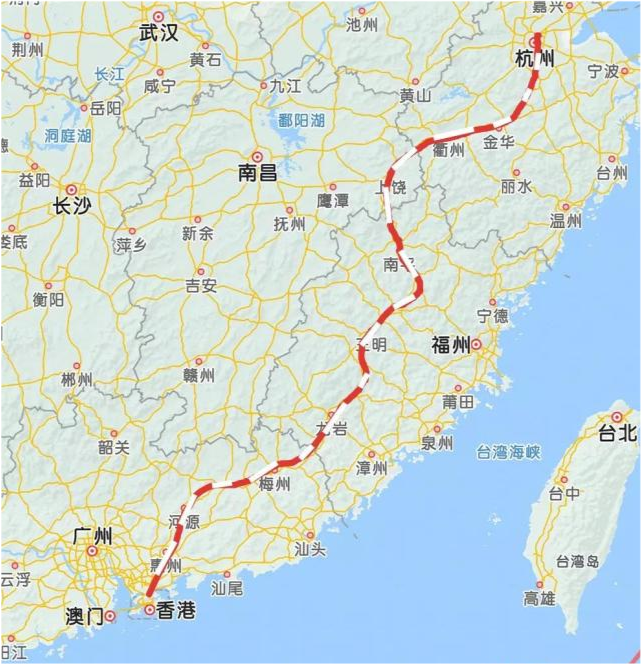 梅州争取"杭深高铁过境",福建南三龙铁路沿线有望新建高铁?