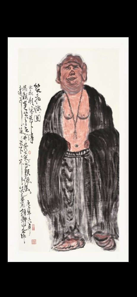 著名国画家,画牛大家,指墨画艺术大家朱祖国作品
