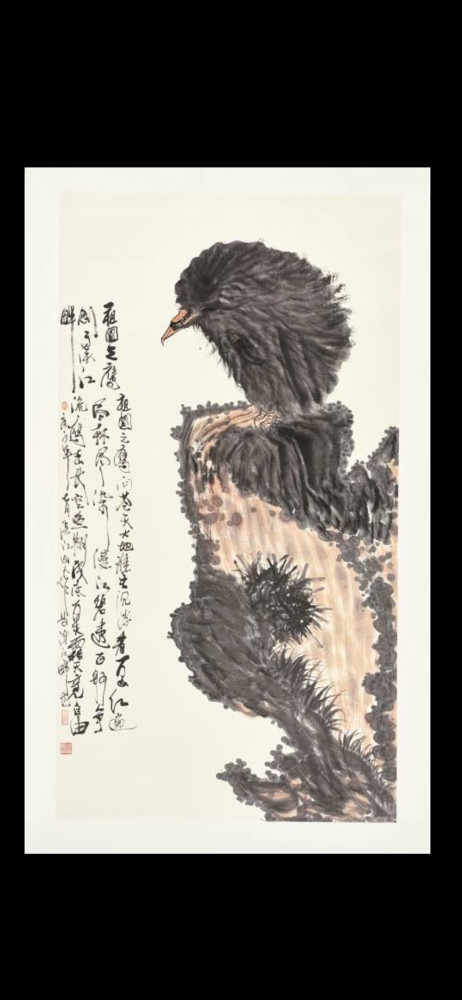 著名国画家,画牛大家,指墨画艺术大家朱祖国作品