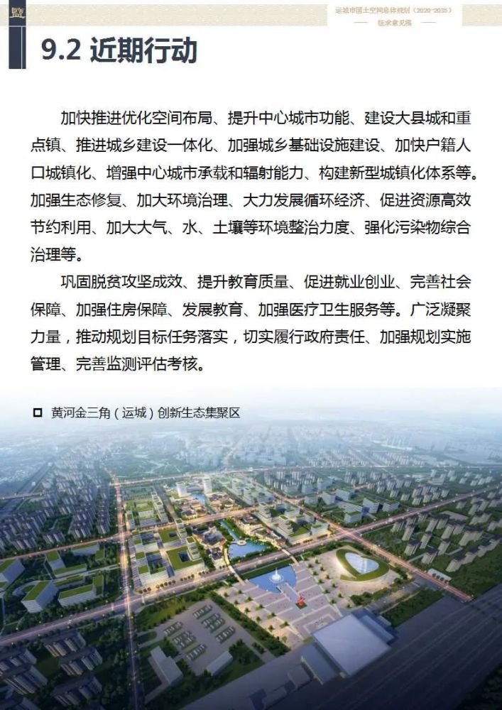 运城市国土空间总体规划20202035年