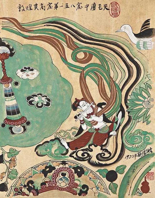 敦煌壁画复原图:重新揭开大美敦煌千年面纱