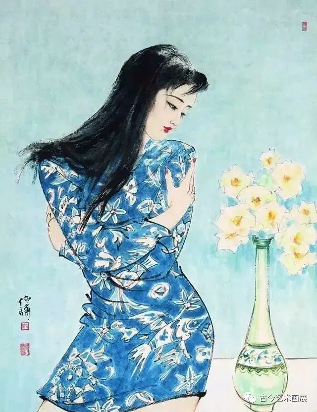 古典水墨艺术元素,与现代美女的完美碰撞!