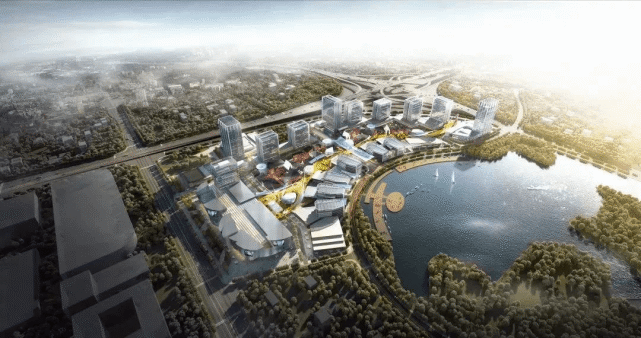 绿地西永项目鸟瞰效果图 来源 重庆国际物流枢纽园区