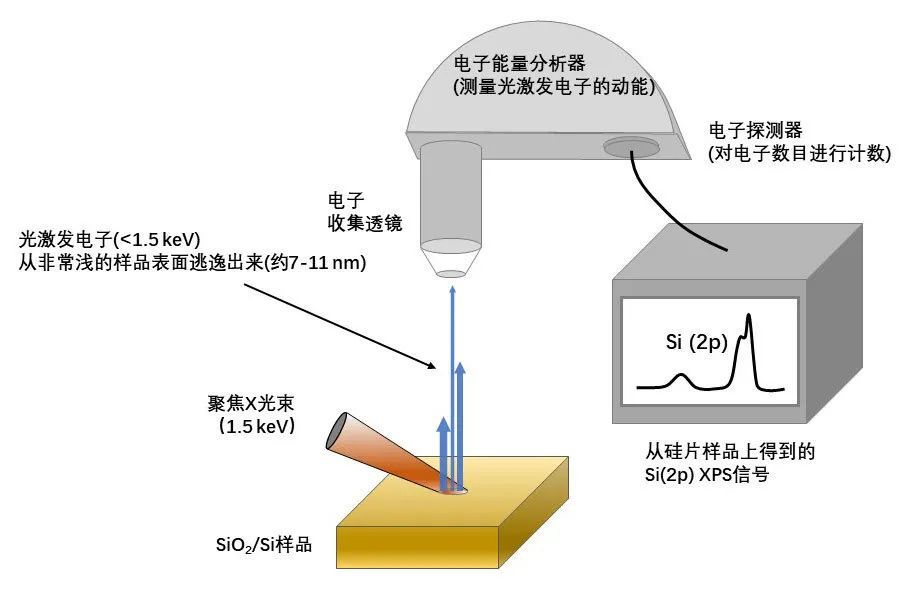 图9 光电子能谱仪的原理示意图小 结x射线光电子能谱已经成为分析表征