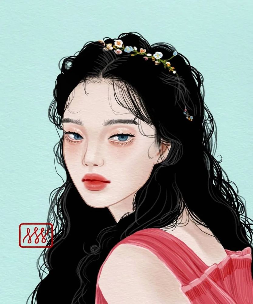 插画厌世脸人物插画插画师