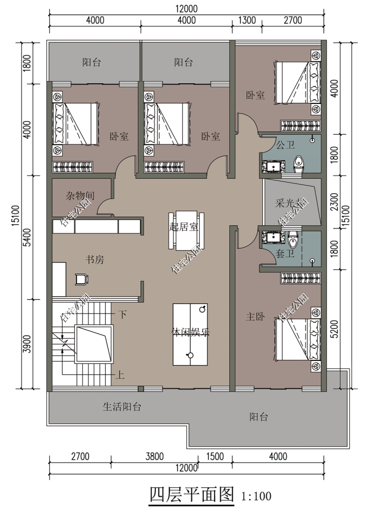 5米宽18米长户型图,5米面宽自建房效果图 12×18米临街商铺小别墅,一楼开店二楼出租,自己当老板就是爽!