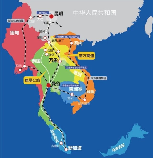 道路曲折前景光明的中泰铁路
