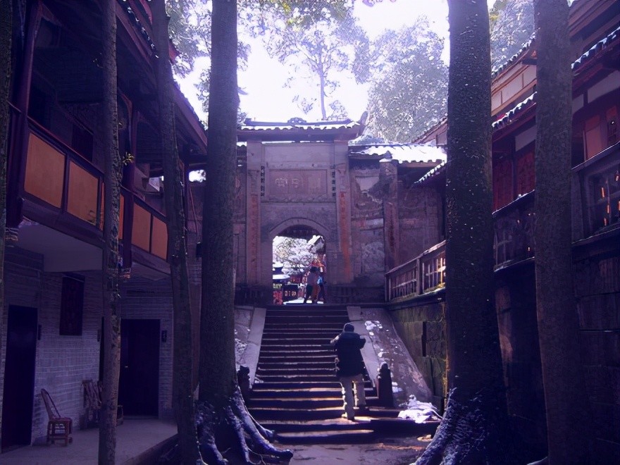 老照片:青城山游记