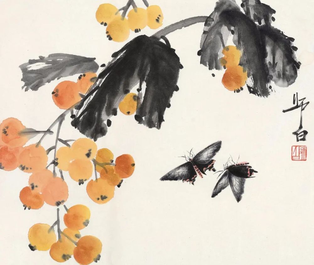 是明人高启笔下的盛冬开花春天结实记忆 娄师白画作上的枇杷,意境