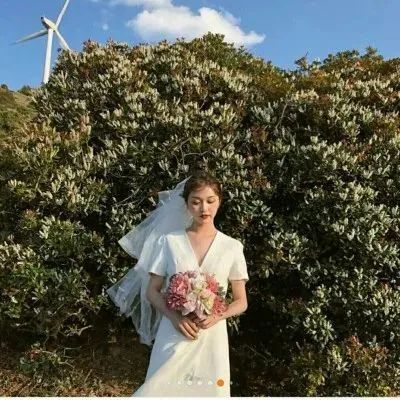 穿婚纱的头像_婚纱头像女(2)
