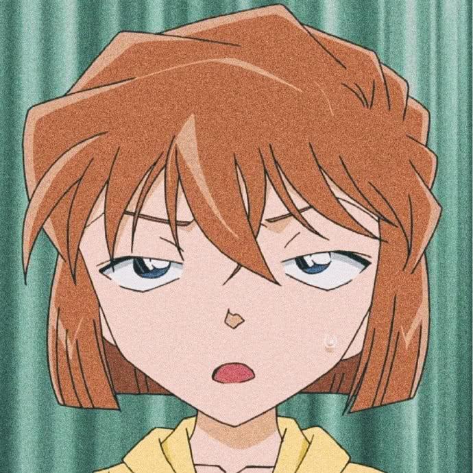名侦探柯南丨灰原哀头像壁纸我的鲨鱼女孩