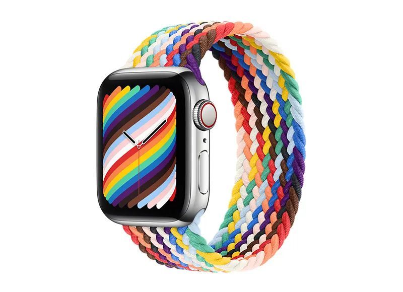 苹果发布今年的彩虹季新品:还是两款 apple watch 表带