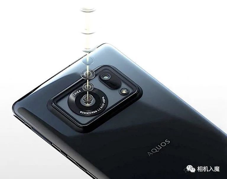 夏普aquos r6由日本运营商软银定制,手机影像系统则是跟徕卡合作的