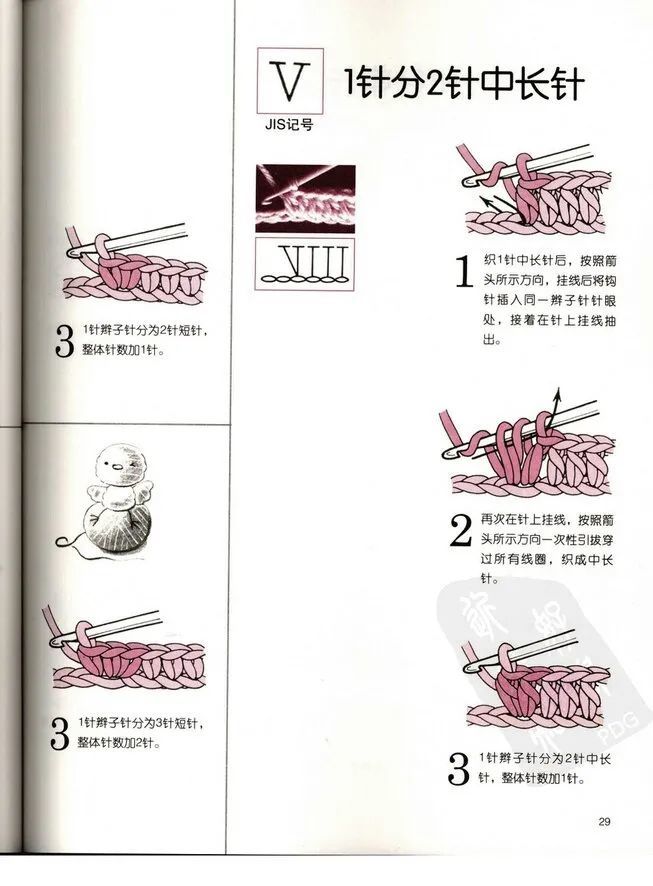 超全钩编基础针法与连接教程,一针一线跟着学,新手也能轻松学会!