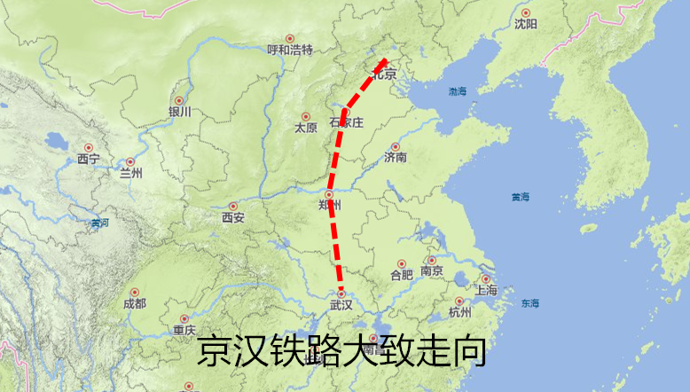 京汉线是中国第一条南北交通大动脉,1906年4月全线通车,它北起北京