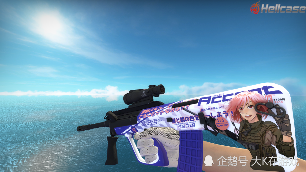csgo皮肤:那些年,我们买不起的野荷 巨龙传说 秋叶原之选 炽烈之炎