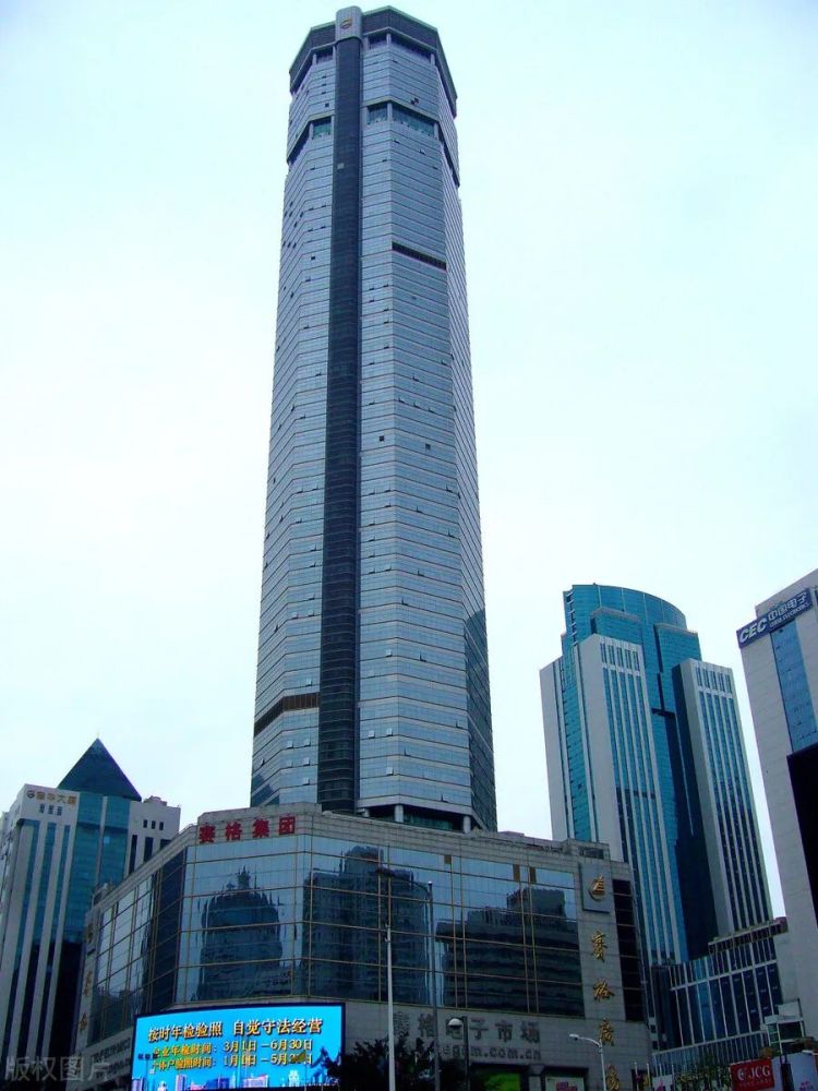 8米!深圳跨世纪的地标建筑——赛格广场,由陈世民大师设计
