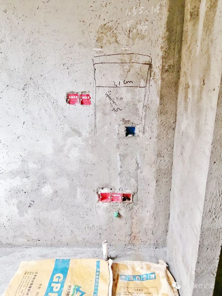 壁挂管线机水电预埋尺寸