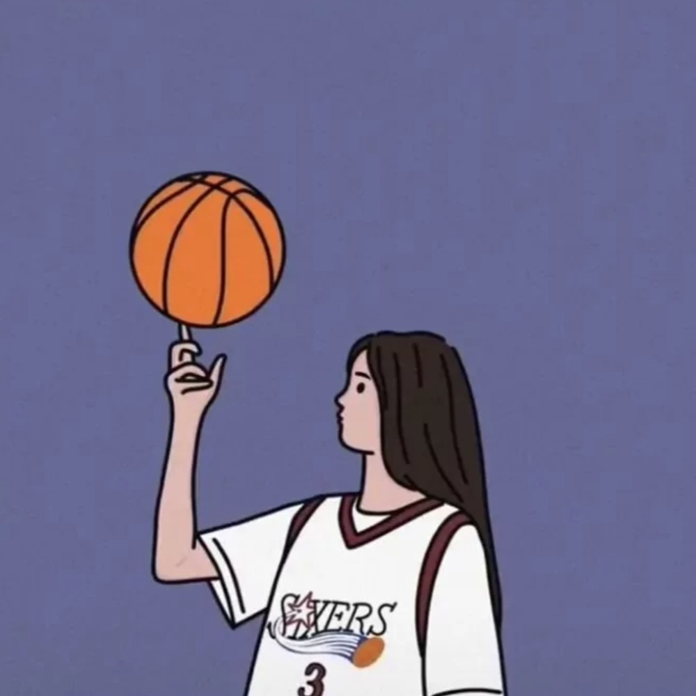 女生头像打篮球的女孩子也格外的帅气
