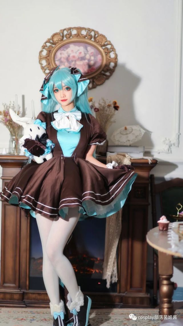 cos:初音未来miku39生诞兔子洋装cos正片@折崎