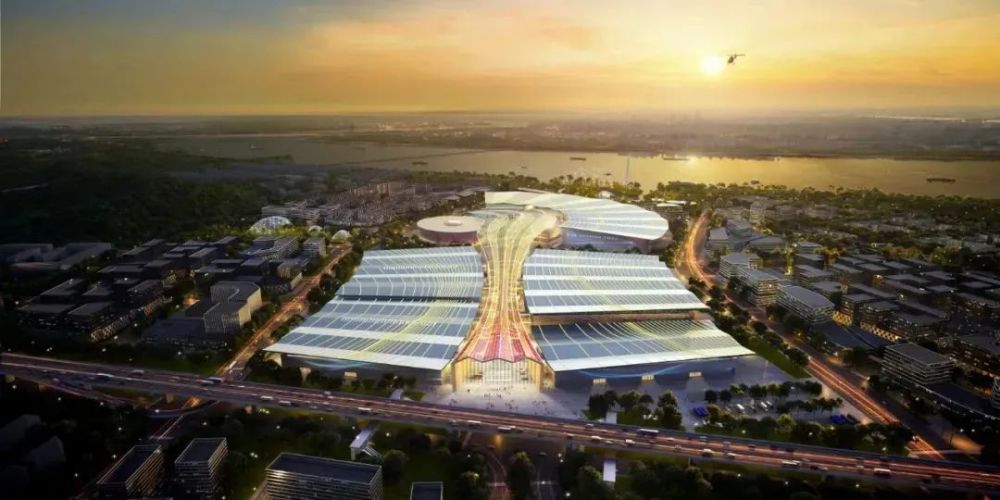 点击阅读" 杭州大会展中心开建,一期展览面积18万方"
