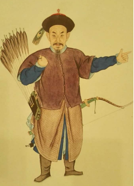 清代武将画像