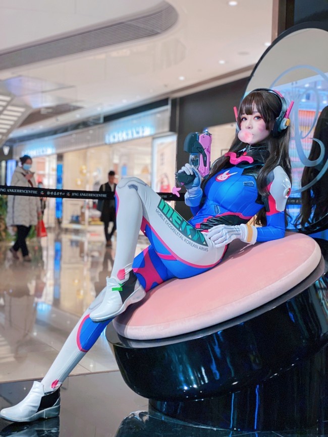 守望先锋dva 美女小姐姐