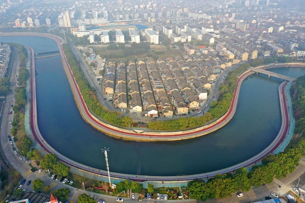 县江环村,玉带缠腰,桑园新村,即将拆而重生