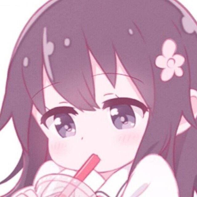 (头像)超可爱粉色系动漫女头像