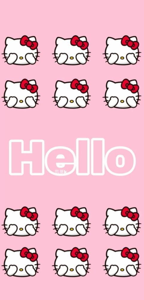 粉嫩hello kitty猫壁纸分享