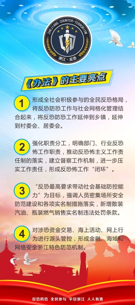 2021年5月1日,《浙江省实施〈中华人民共和国反恐怖主义法〉办法》