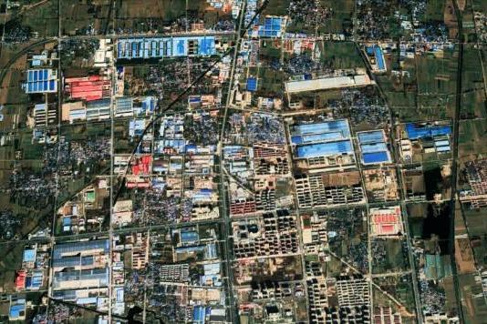 卫星航拍下的"曹县"!建成区约80平方公里,未来发展值得期待!