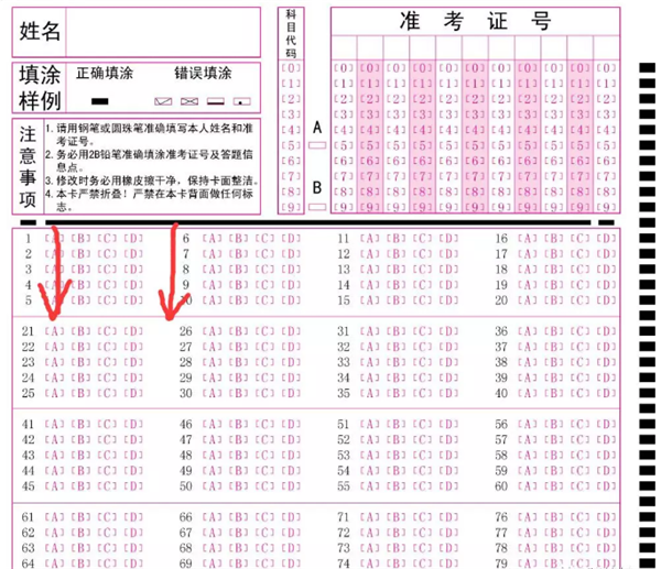 这份二建考前提醒一定要看!如何正确填涂答题卡?