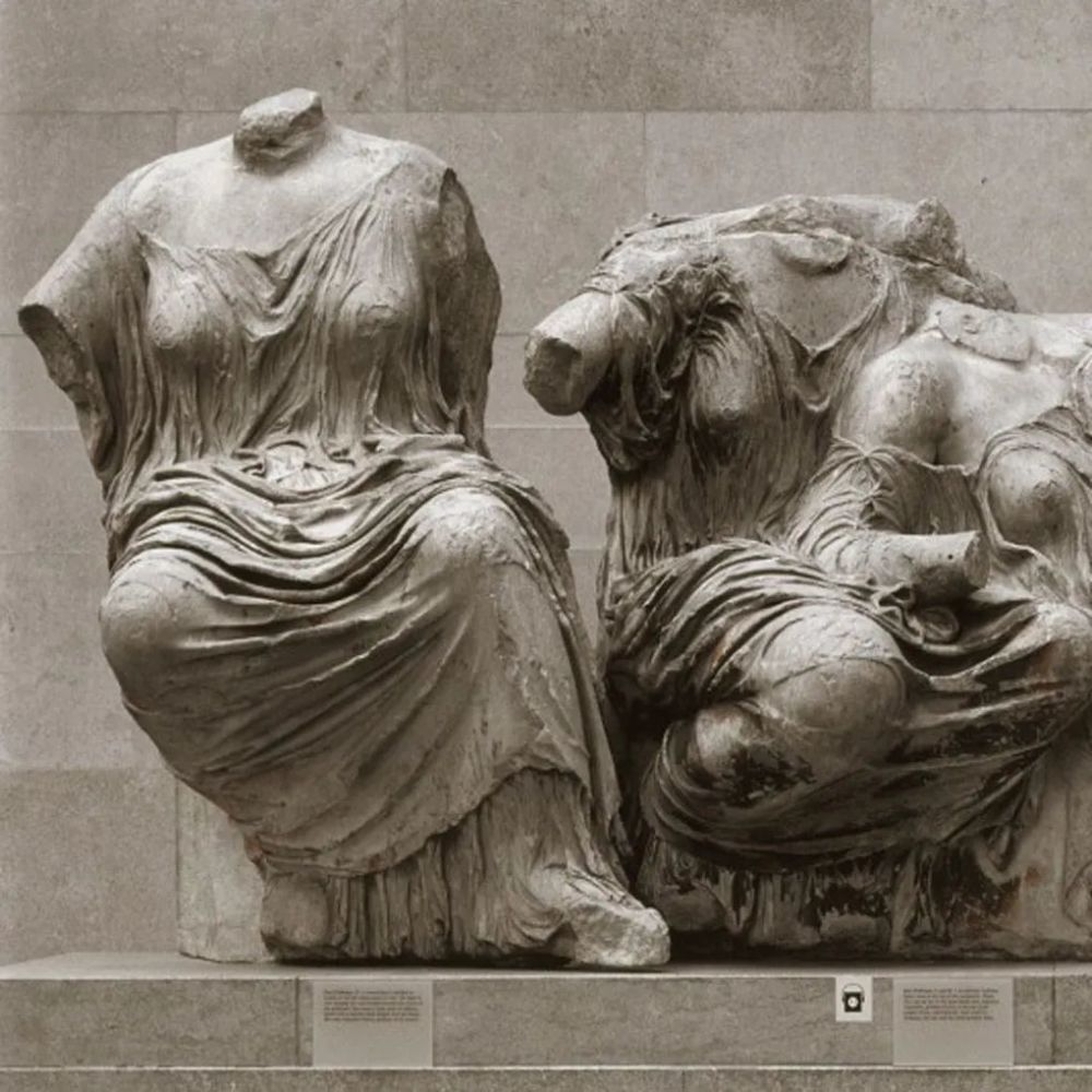 《命运三女神》菲狄亚斯古典时期(希腊)-雕塑作品欣赏(一百三十七)